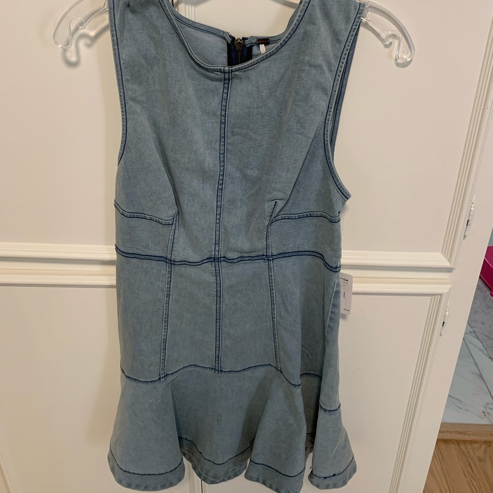 Free People Denim Dress With tags size 6